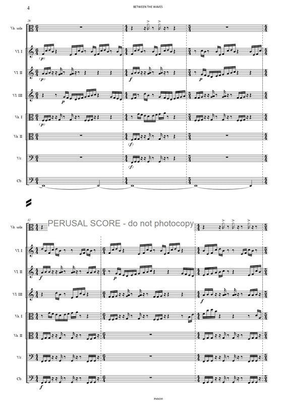 modern viola sheet music