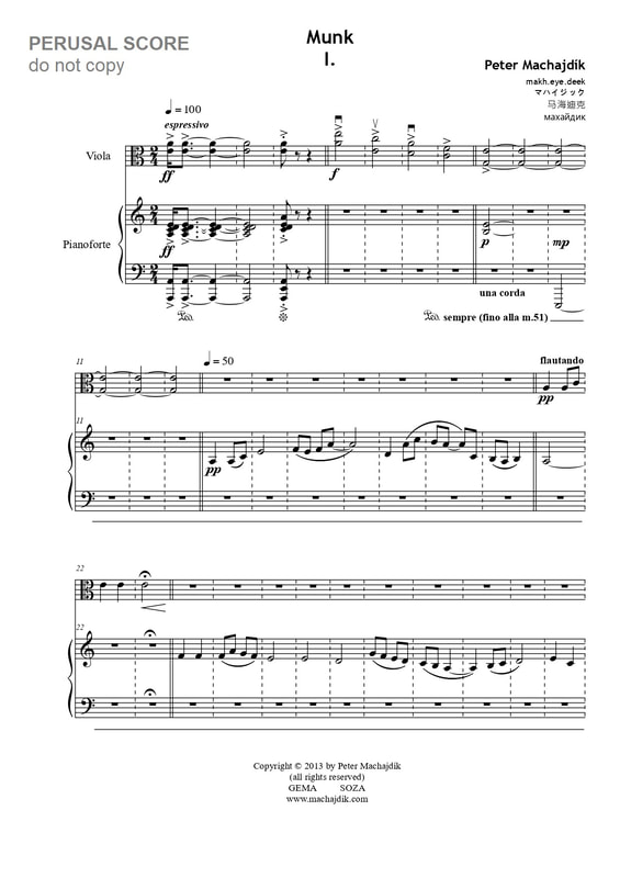 contemporary viola sheet music